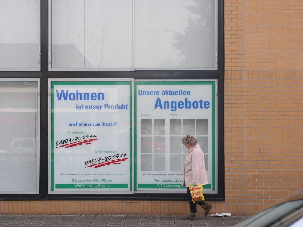 Schaufensterbeschriftung in Nürnberg – Beispiel 6